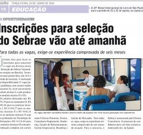 Sebrae/NA no Jornal Coletivo