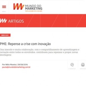 Artigo na Mídia: Repense a Crise com Inovação, por Helio Moreira (NewGrowing)