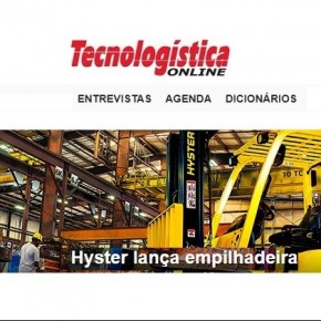 Hyster é capa do Portal Tecnologística